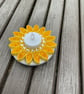 Quilled yellow tea light holder - Image 3