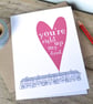 "You're Right Up My Street" Love Card - Image 4