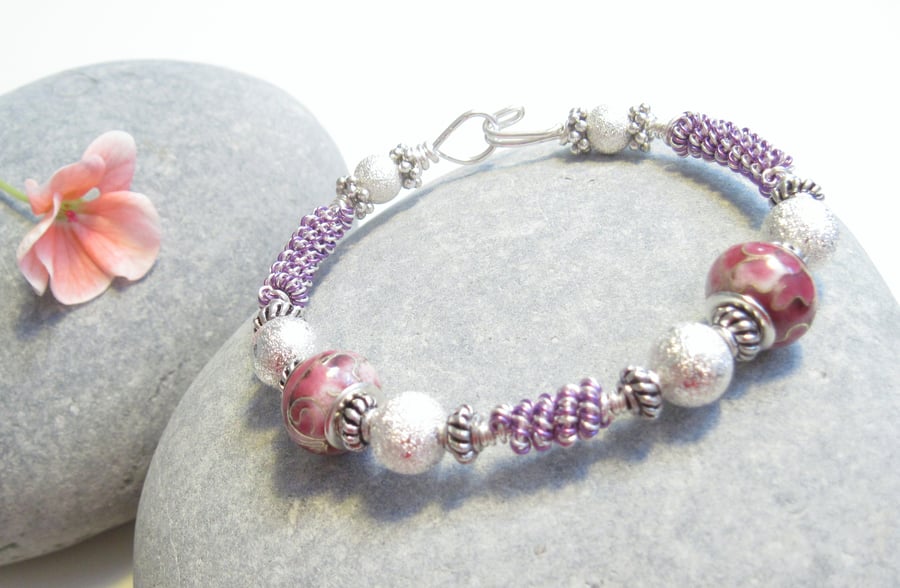 Violet and Pink Bangle