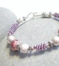 Violet and Pink Bangle - Image 1