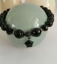 Black agate & stone beaded star bracelet  - Image 4