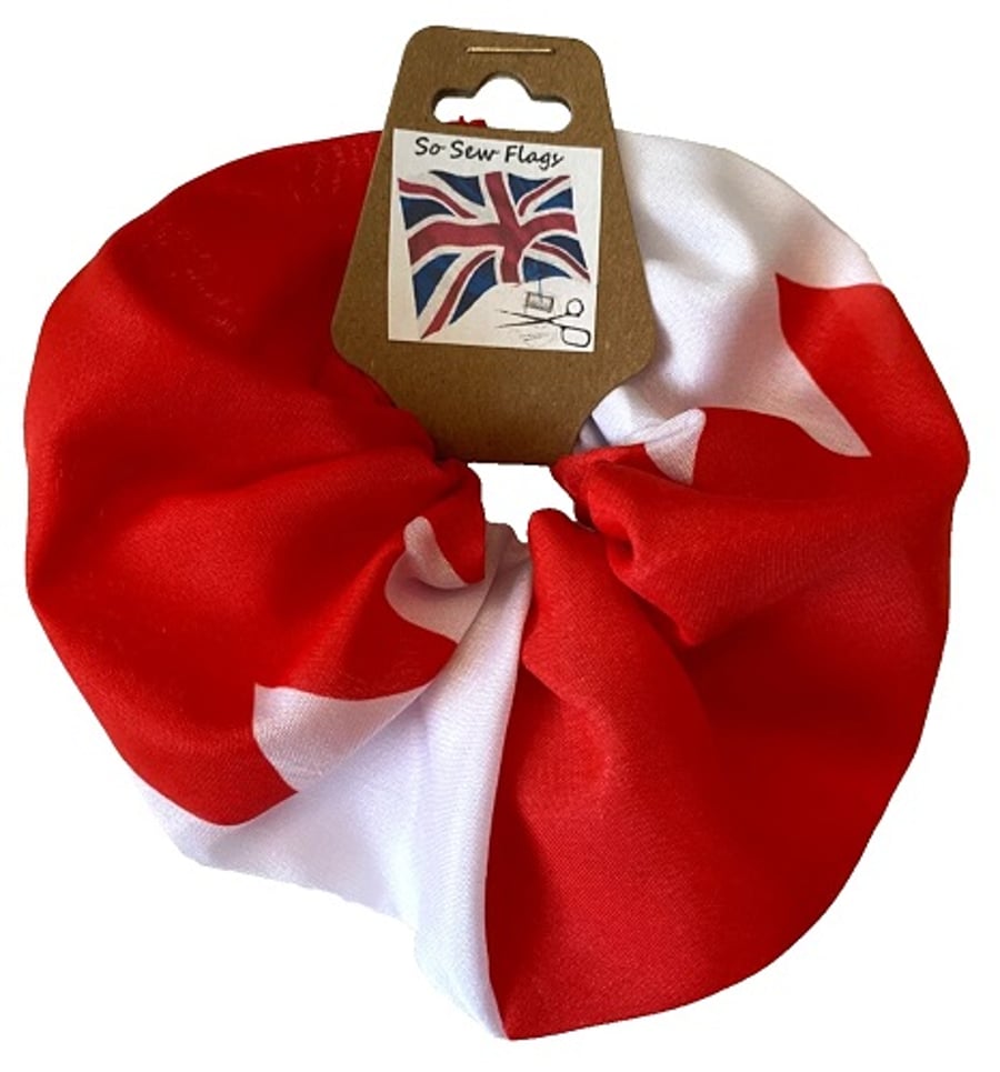 Bahrain Bahrainian Flag Hair Scrunchie Scrunchies Accessory Band Elastic