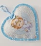 Little Angel Hug Heart Shaped English Lavender Bag