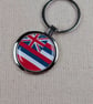 Hawaii Flag Keyring - Hawaii Flag Keychain