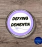 Dementia Support Badge Defying Dementia Pin Pale Purple Ribbon Style - Image 2