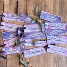 Set of five Positive Affirmation Bookmarks for Book Lovers