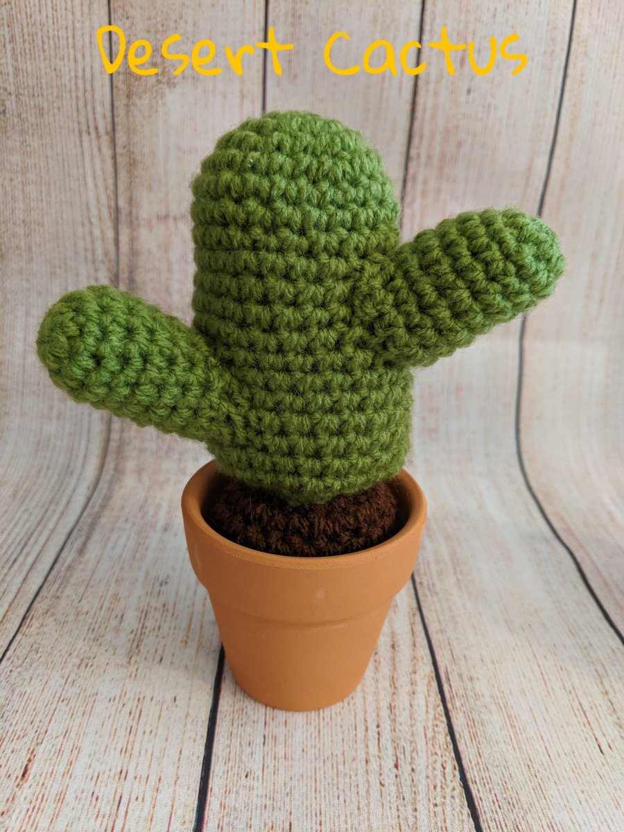 Crochet Desert Cactus 