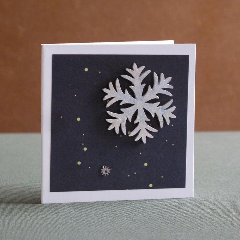 Unique Hand Made Christmas Card with Envelope