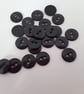 20 navy blue round sewing buttons 14mm - Image 1