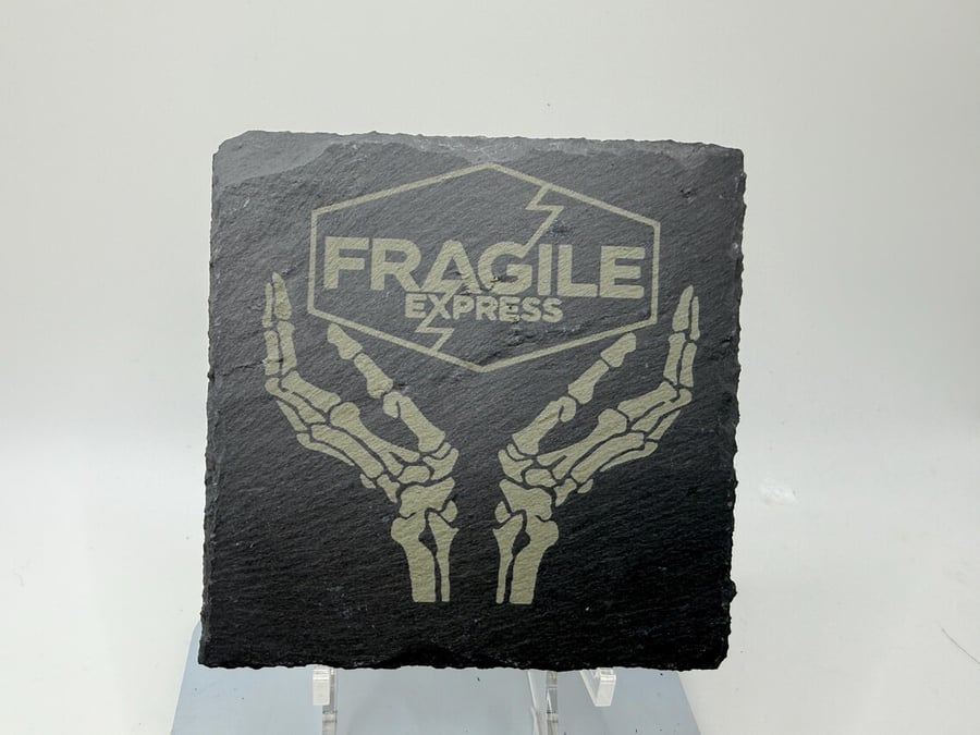 Death Stranding Fragile Express Laser Etched Coaster