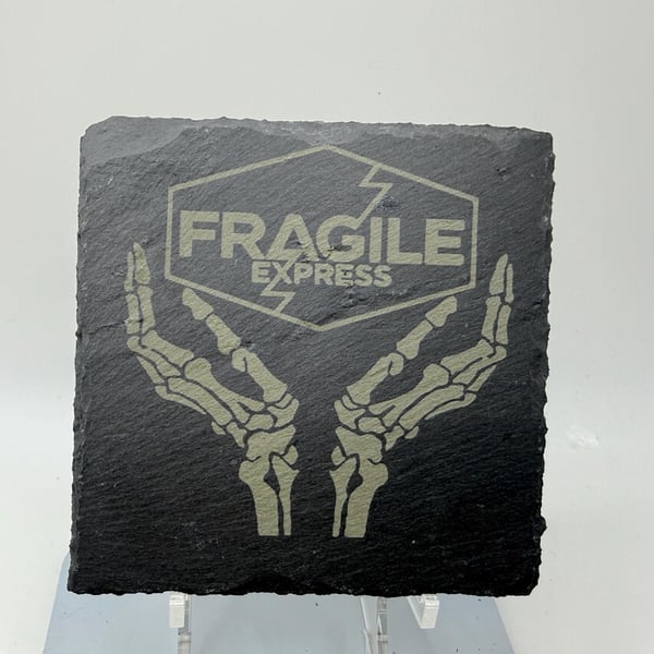 Death Stranding Fragile Express Laser Etched Coaster