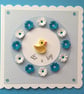 Baby boy quilled card - Image 4