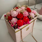 Luxury Handmade Floral Candle Bouquet Gift Box