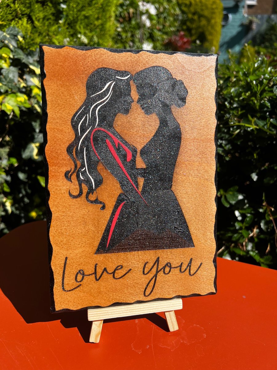 Same sex romantic plaque 