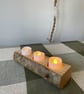 Rustic Birch Bark Candle Holders – Handmade Solid Wood – Select Your Exact Piece - Image 3