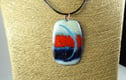 Necklaces - glass enamelled copper