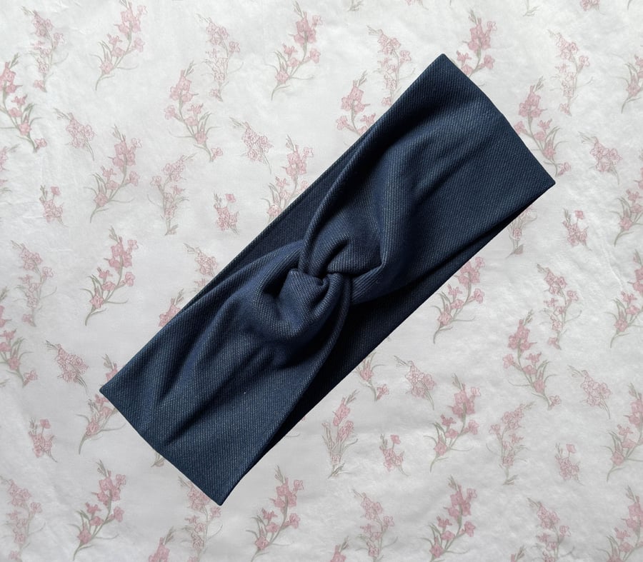 Women's Twist Knot Headband-Hairband Knot-Jersey Twist Headband. HA020