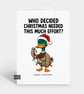 Funny Christmas Card - This Much Effort - Image 1