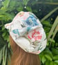 Upcycled floral Baker boy cap   - Image 3