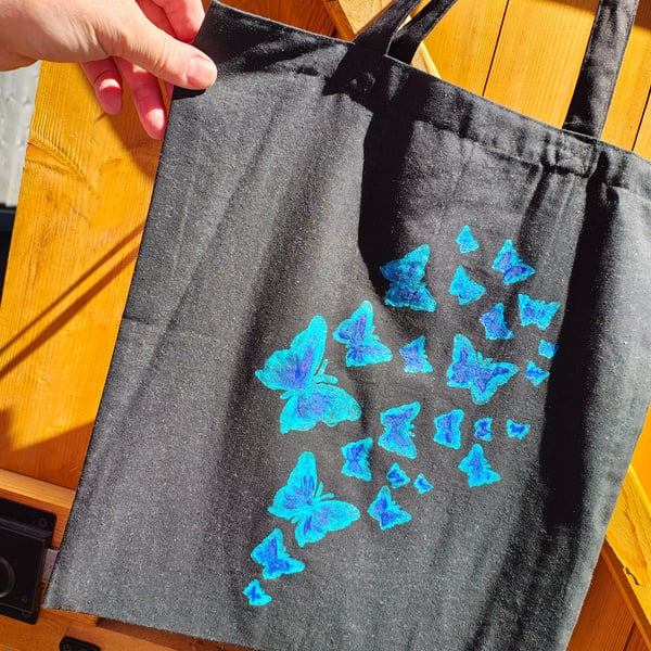Hand painted tote bags 