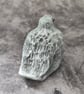 Little Bird Sculpture, Grey Green Baby Fledgling Ornament - Image 3