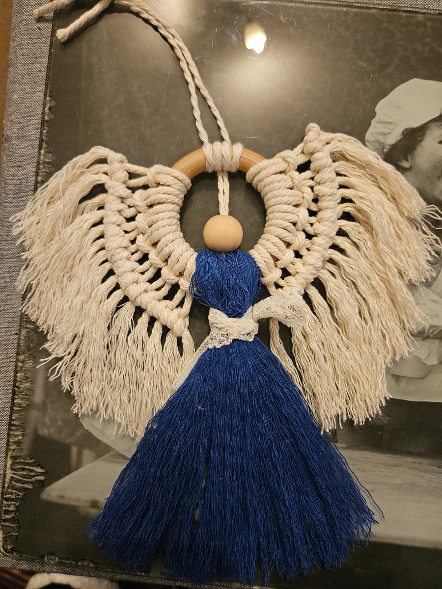 Macrame angel handmade 