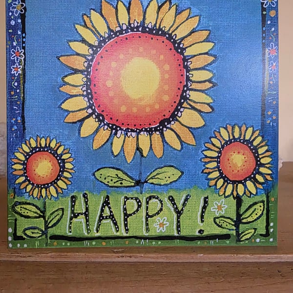 Happy! Greetings card