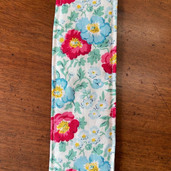 Liberty Fabric Quilted Bookmark, quilted bookmark, bookmark, liberty bookmark, p