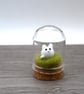 small white cat keepsake figure
