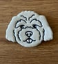 Handmade Ceramic Cavapoo Fridge magnet - Image 2