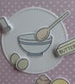 Have a Sweet Birthday Card - Blue Mixing Bowl & Cup Cakes - Image 5