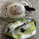 Custom (Black, Green, Grey, Brown) LONG LENGTH - ADULT Pacifier Clips