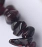 Sterling Silver Garnet & Freshwater Pearl Necklace with CZ Drop Pendant - Image 4