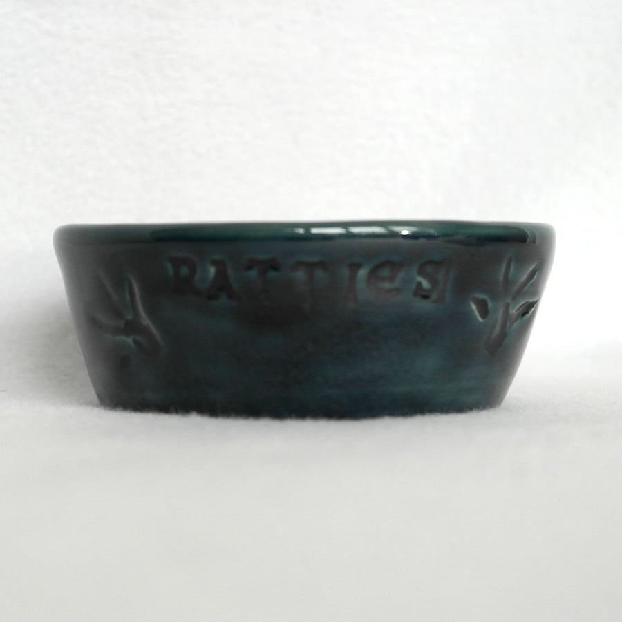 19-03 Pet rat bowl ratties pawprint (UK postage free)