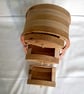 Three drawer oak and rose trinket box - Image 5