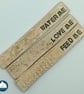 Ceramic plant labels,  set of 3