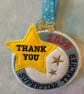 Scented Thank You Superstar Teacher 2026 Felt Medal Hanging Decoration 