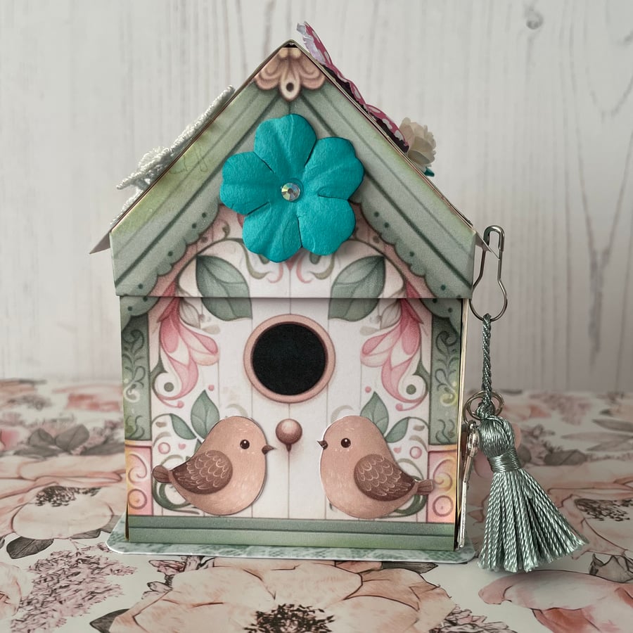 Card- Exploding Box - Bird House - C155