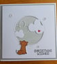 Christmas Wishes Card - Fox With Cloudy Sky - Image 5
