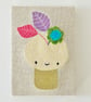 Spring Findling! Original Punch Needle Art, Original Textile Art - Image 2