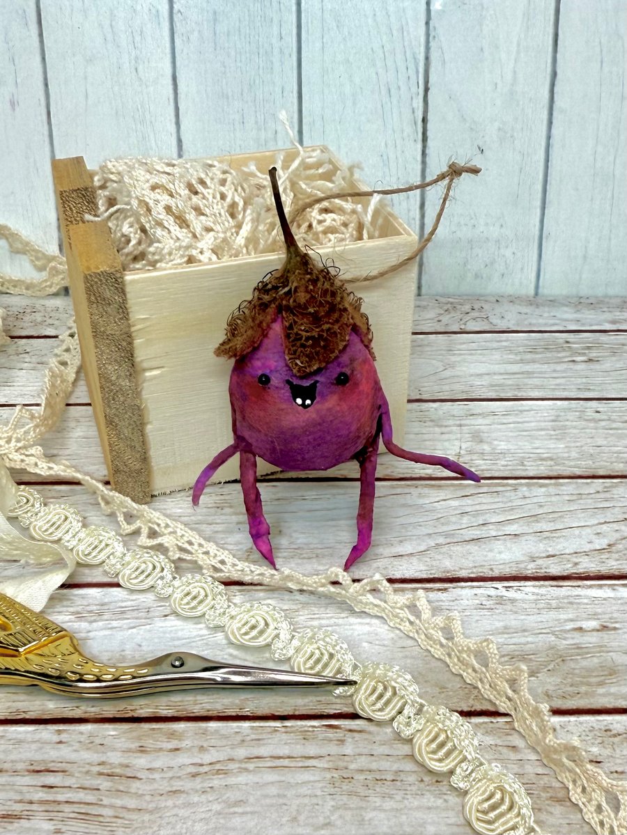 Spun Cotton Beech Nut Friend Purple