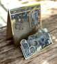 Steampunk Stepper Birthday Card. Steampunk Celebration Card.