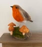 Robin needle felted ornament  - Image 1