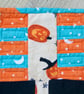 Perfectly Imperfect - 'Witches Boots' Mini Quilt Wall Hanging Table Topper - Image 2