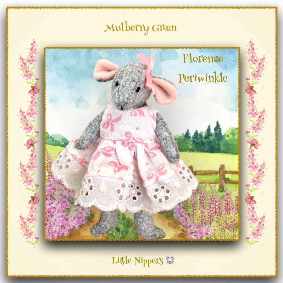 Reserved for Karen - Florence Periwinkle - a Little Nipper from Mulberry Green 