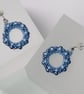 Blue Wreath Earrings - Image 4
