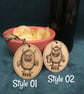 Beer monster keyrings, matching slate coasters also available - male gift idea