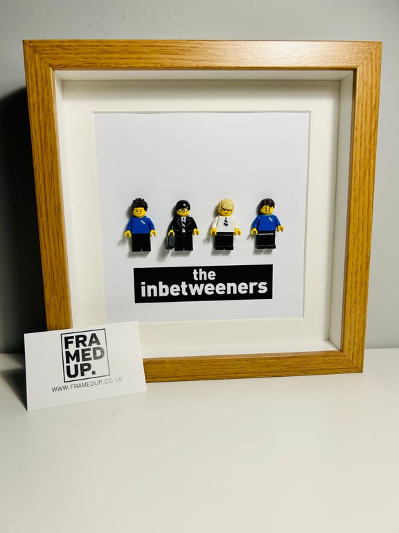 THE INBETWEENERS - Framed custom Lego minifigures 