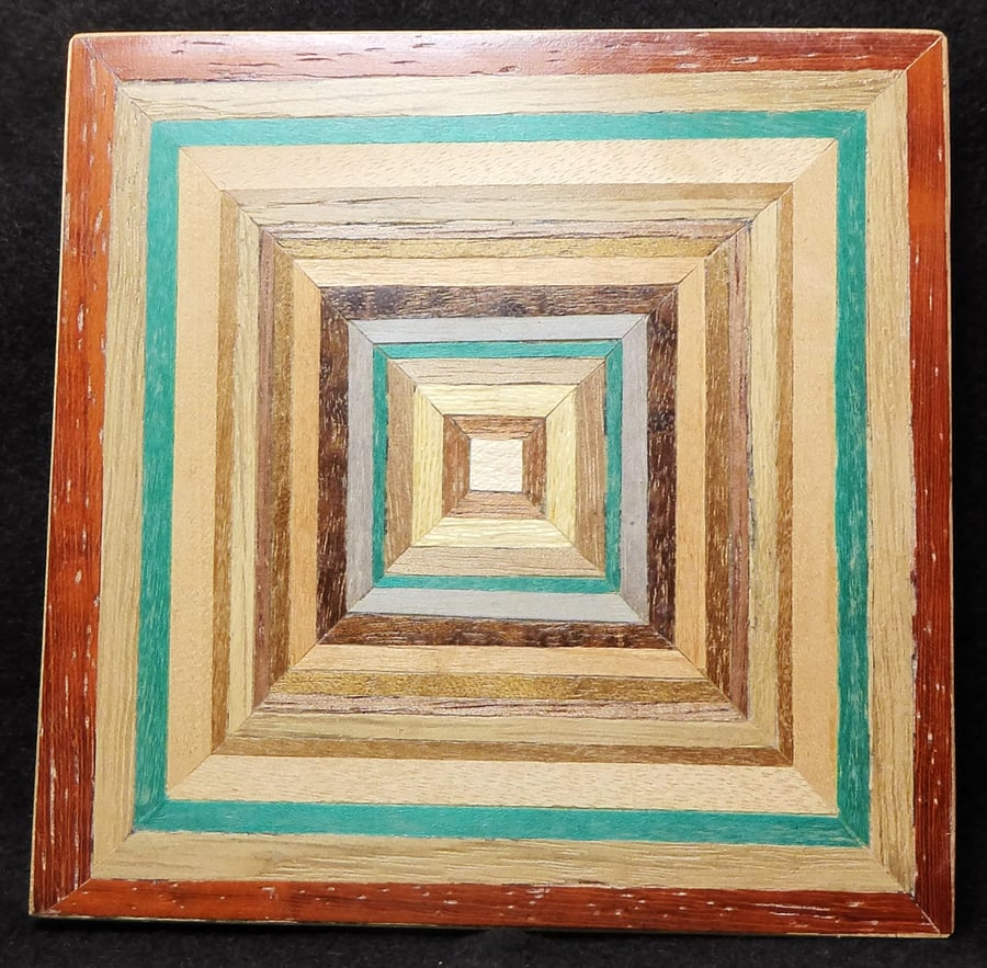 wood veneer coaster