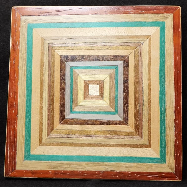 wood veneer coaster